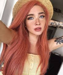 Cutest Mommy Ever Mezenova Peach Hair Hair Styles Blorange Hair