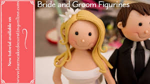 Shop for wedding cake toppers in cake toppers. How To Make Bride And Groom Cake Toppers Youtube