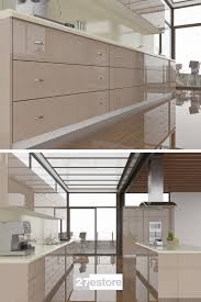 High Gloss Grey Ayous Veneer In 2020 Classy Cabinet Wood Cabinet Doors Kitchen Cabinet Colors