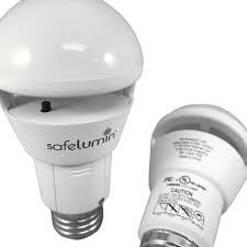 Safelumin Sa19 450u27 1pk Rechargeable Light Bulb Warm Safelumin