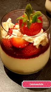 Panna Cotta Vanille Fraise Recette Vanille Fraise Panna Cotta Cuisine Culinaire