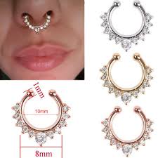 Subscribe to my channel for more awesome. 2021 Zircon Fake Septum Piercing Nose Ring Hoop Nose For Girl Men Faux Body Clip Rings Non Body Jewelry Non Pierced From Zxr0303 0 66 Dhgate Com