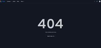 Free Dark 404 Not Found Error Page Template Psd Xd Titanui