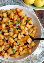 Spicy Lebanese Potatoes Recette Recette Recettes Libanaises Cuisine
