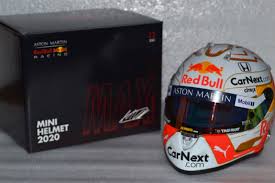 Max verstappen, red bull, 2018 helmet · racefans. Max Verstappen Red Bull Honda Helmet 2020 Season Schuberth Helmet 2020 Season Frisianmodelcarshop Formula Racing Bell Mini Helmets
