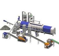 Pyrolysis Carbonization Stove UBC Aluminum Cans Continuous Decoating Machine