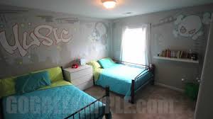 One of our examples has a framed collection of walt disney mickey mouse memorabilia and cels. Kids Bedroom Makeover Music Theme Ideas How To Mural Green Apple Painting Youtube