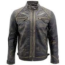 Men S Black Warm Vintage Brando Leather Biker Jacket Xs At Amazon Men S Clothing Store Jackets Leather Biker Jacket Biker Jacket