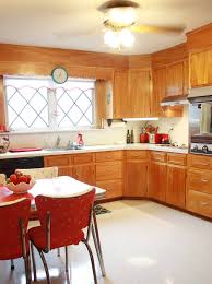 Though it was largely replaced by sheet vinyl in the 1960s and 1970s, linoleum is beginning to make a comeback for. Frances And Doug S Warm And Inviting Restored 1950s Wood Kitchen