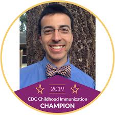 Congratulations to Dr. Alex Hamling of Pacific Medical Centers. He's been  chosen as Washington State's CDC Childhood Immunization Champion this year  for going above and beyond to increase immunization rates among infants!