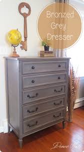 Painted Furniture Restoration Hardware Knock Off Gray Dresser Grey Dresser Painted Bedroom Furniture Furniture Makeover
