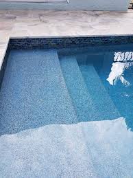 Blue surf pebble sheen sample. Pebblesheen Pool Gallery