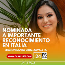 🔴 🇮🇹 Sharon Santa Cruz Zavàleta la emprendedora nominada en Italia a  importante reconocimiento mundial🌎🇪🇺 📌📌 Es fundadora y ceo de Santa  Cruz medical group y directora internacional empresarial de la Organizaciòn