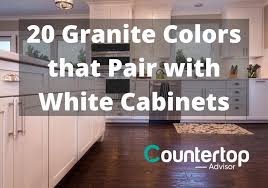 20 granite colors that pair with white