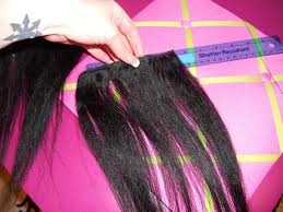 Add hair trix wide tooth wig comb to your order for only $7.95. Clip In Fringe Made From Human Hair Wefts How To Make A Hair Extension Hair Styling On Cut Out Keep