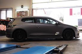 Cup spoilerlippe schwarz für vw scirocco r frontspoiler spoilerschwert lippe v2. Vw Scirocco Dark Grey Matt Premium Wrapping