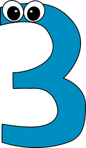 Cartoon Number Three Clip Art Cartoon Number Three Image Clip Art Numbers Preschool Teaching Patterns