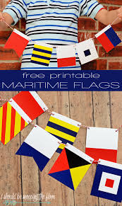 Free Printable Maritime Flags Maritime Flags Nautical Flags Sailing Theme
