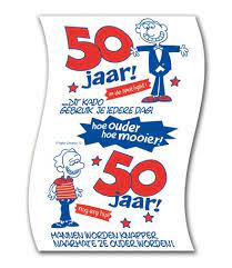 50 Jaar Abraham Toiletpapier 50 Jaar Man Cadeauwarenshop Nl