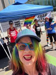 Free Mom Hugs- Colorado is spreading the fliers to all the ally groups it  can. I am a member. We go to any event or location to which we are invited,  usually