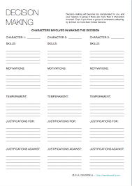 Writing Worksheet Make A Decision Creative Writing Worksheets Writing Worksheets Creative Writing Tips