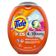 When tide introduced their new tide pods i was delighted as it meant no more messy (and i now have my second he washer and have never had a problem with either the liquid or powder he in an industry that is unregulated, how do we know what kind of harmful chemicals are being used? Tide Pods With Downy Liquid Laundry Detergent Pacs April Fresh 88 Count