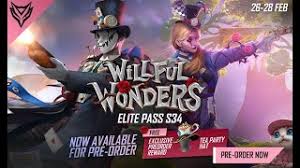 Trailer del pase elite 11 free fire *cazadores de dragones*. Garena Free Fire S Next Elite Pass Willful Wonders Releases Today Articles Pocket Gamer