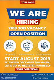 Jobadder makes your ad posting easier with the 'add as template' button, that follows you throughout your ad writing process. We Are Hiring Job Vacancy Poster Ai Free Download Pikbest