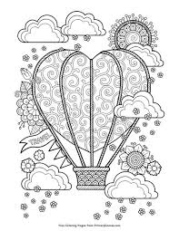 Subscribe to my free weekly newsletter — you'll be the first to know when i add new printable documents and templates to the freeprintable.net network of sites. Hot Air Balloon Coloring Pages For Adult