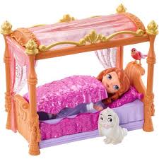 Sofia The First Sofia Doll And Royal Bedroom Play Set Walmart Com Royal Bed Sofia The First Royal Bedroom