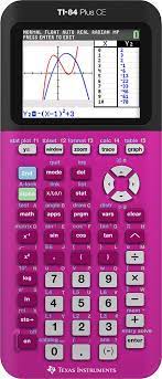Texas Instruments Ti 84 Ce Graphing Calculator Pink 84 Ce Pink Best Buy Graphing Calculator Calculator Graphing