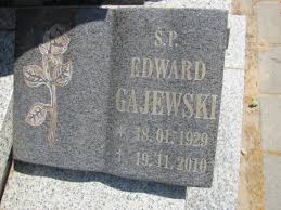 Edward Gajewski 1929 Wieruszów podzamcze
