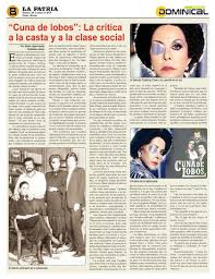 With diana bracho, gonzalo vega, maría rubio, alejandro camacho. Cuna De Lobos La Critica A La Casta Y A La Clase Social Periodico La Patria Oruro Bolivia