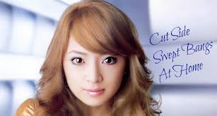 How to get perfect side swept bangs. Hair Hack How To Cut Perfect Side Swept Bangs At Home