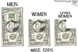 Bagley Cartoon Pay Notch In The Wage Gap Wage Gap Gender Pay Gap Bagley