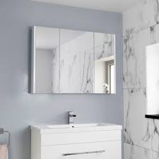 Wall mount bathroom cabinet white medicine cabinet 1 open shelf 2 doors adjustable shelves hanging cabinet classic contemporary 22.81 w x 24.5 h x 7.88 bathroom furniture. Aurora White Gloss 3 Door Mirror Cabinet 900mm Width Wall Mounted Bathroom Cabinets Bathroom Mirror Bathroom Mirror Cabinet