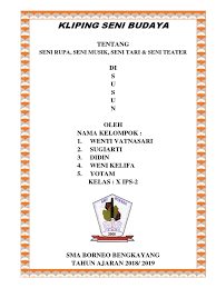 May 20, 2016 · kritik seni adalah pendapat mengenai baik atau buruknya kemampuan seseorang atau suatu kelompok dalam memproduksi suatu karya dalam pertunjukan seni. Kliping Seni Budaya Seni Rupa Seni Musik Seni Tari Seni Teater