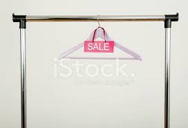 To make thoroughly wet or saturated. Empty Hanger On A Clothes Rack With The Sale Stock Photos Freeimages Com