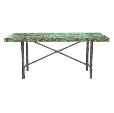 Sierra Hand Hammered Metal Kitchen Table Kitchen Table Copper Copper Top Table Copper Table
