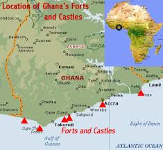 Ghana location on the africa map. Forts And Castles Of Ghana Ghana African World Heritage Sites