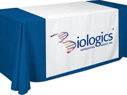 Promotional tablecloths are perfect for events and conferences. Branded Table Cloths Brandstand