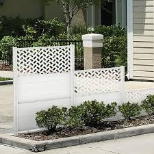 Connections Decorative Vinyl Panels Yard Accents Freedom Outdoor Living For Lowes Garden Fence Panels Vinyl Panels Fence Panels