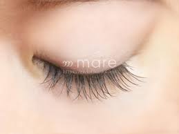 マツエクのブラウンに初挑戦 本数80本のcカールでぐっとハーフ顔に マーレの生活 マツエク ハーフ顔 睫毛