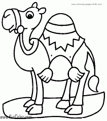 Easy and free to print camel coloring pages for children. Camels Coloring Pages Kizi Coloring Pages