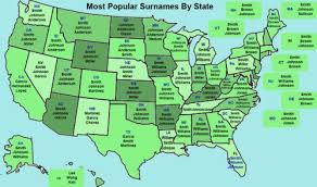 Most Common Last Names In The Us By State Ancestry Blog Surnames Genealogy