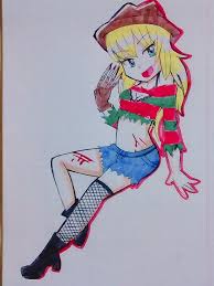 Deviantart is the world's largest online social community for artists and art enthusiasts, allowing people to connect through the creation and sharing of art. Freddy Krueger Girl By Kary22 On Deviantart