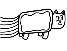 Just like there are dog people in th. Nyan Cat To Color Coloring Page Free Printable Coloring Pages For Kids