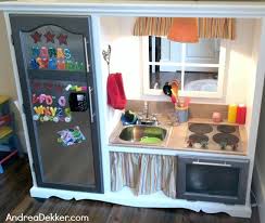 nora's new diy play kitchen! diy play