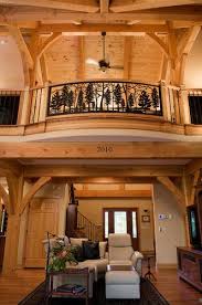 Pin By Jennifer Thompson On House Stuff Rustic Stairs Log Homes Home Builders