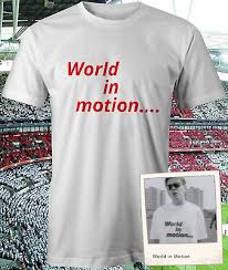 The song was released under the name englandneworder, and was produced for the england football team's 1990 world cup campaign. England World Cup T Shirt In Motion New Order Classic Indio 90s 80s Band Music Ebay